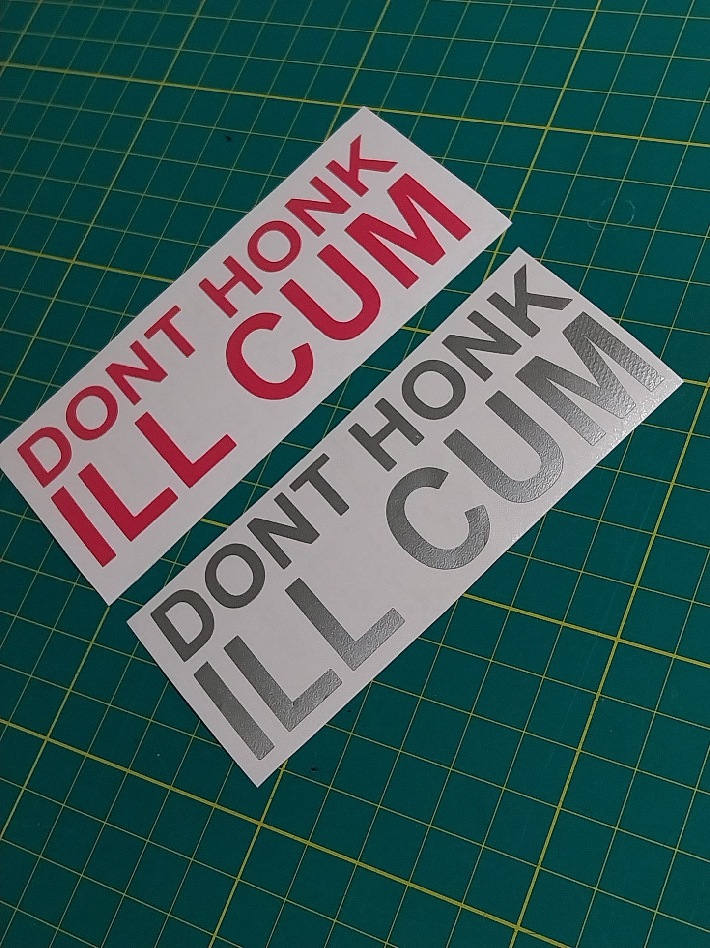 Don't Honk Ill Cum Decal
