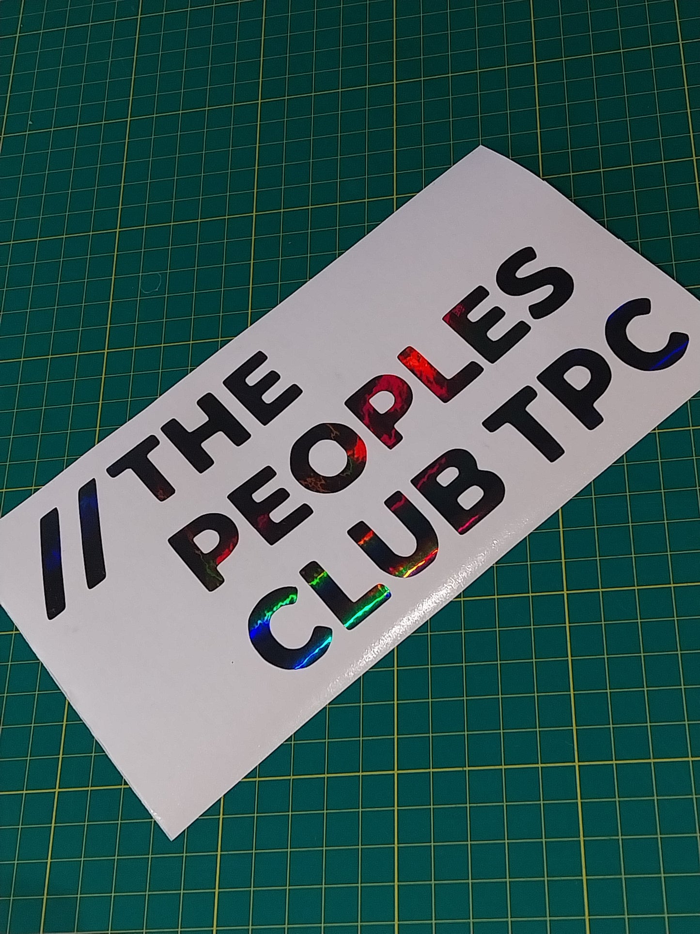 The Peoples Club (TPC) Decal