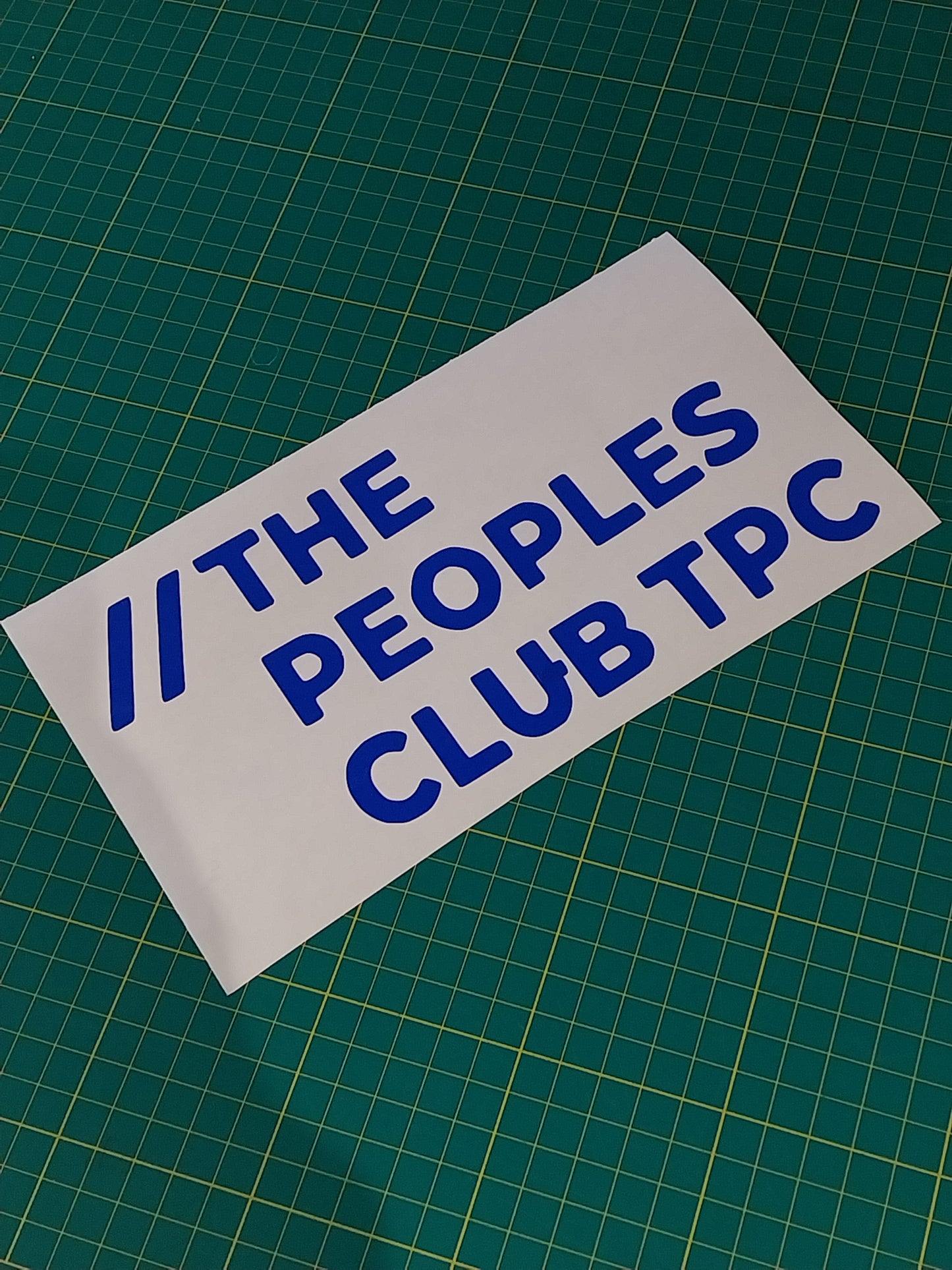 The Peoples Club (TPC) Decal