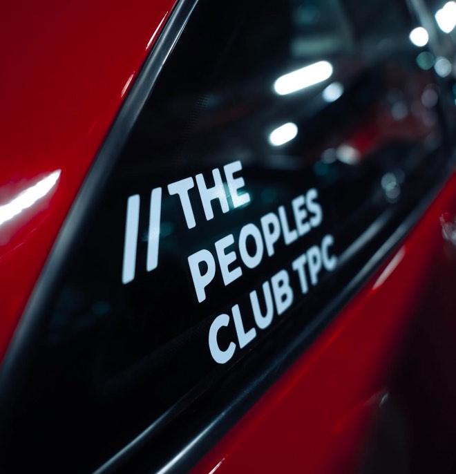 The Peoples Club (TPC) Decal