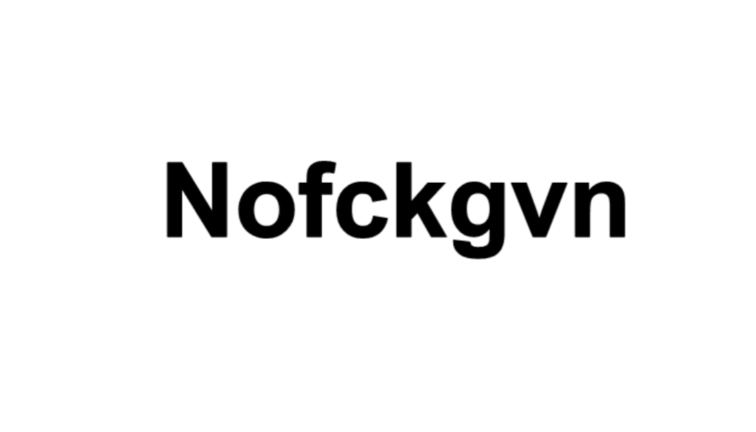 Nofckgvn Decal