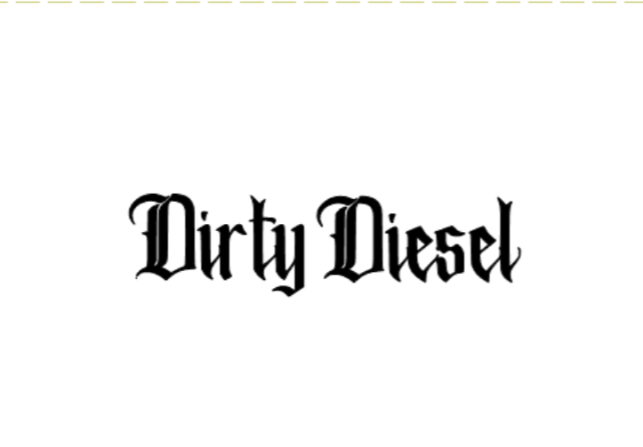 Dirty Diesel Decal