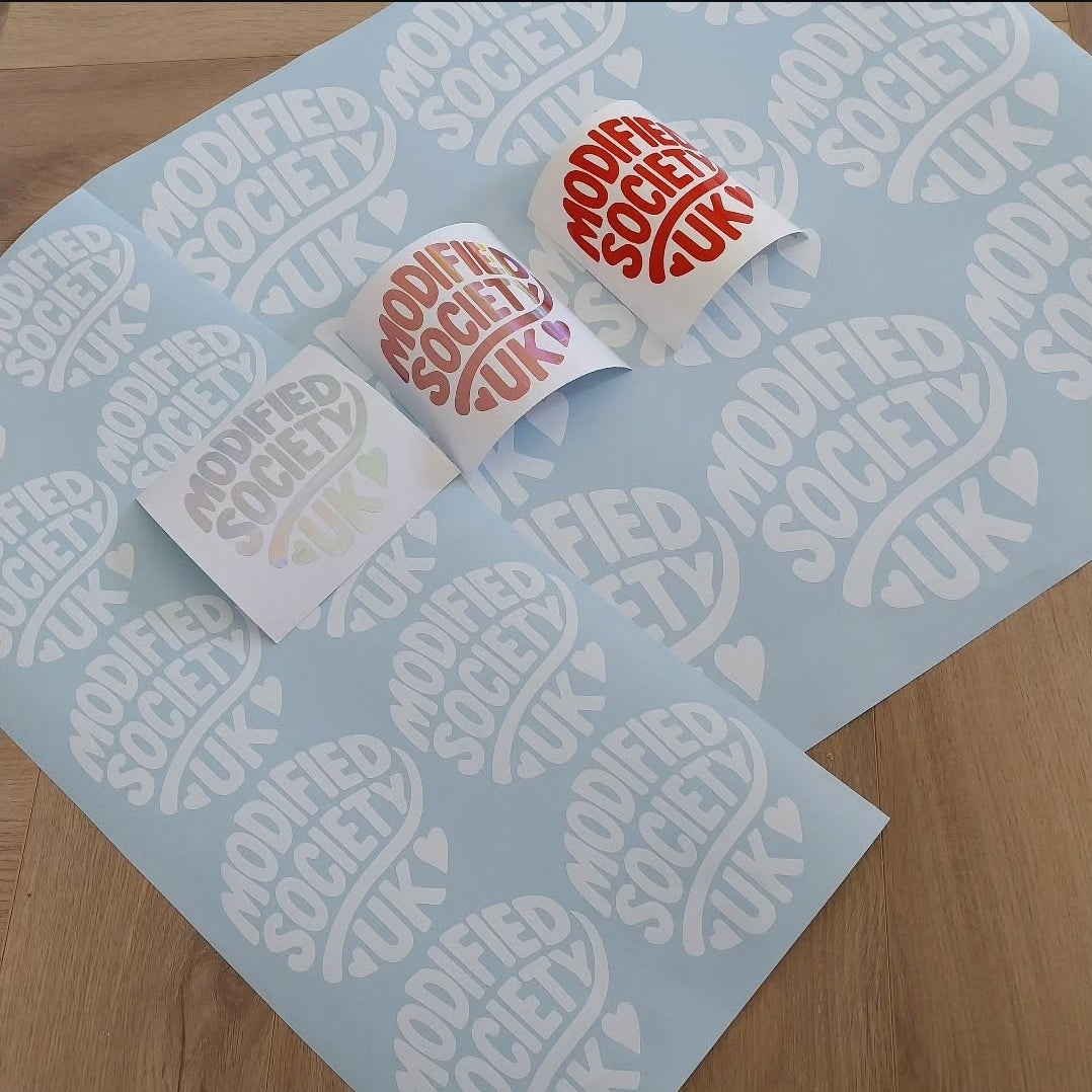 Modified Society UK Medium Decal
