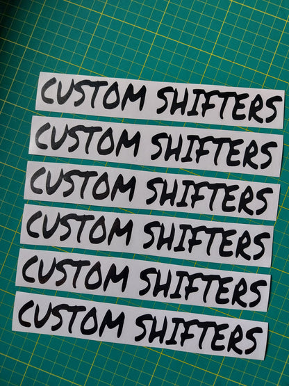 Custom Shifters Decal