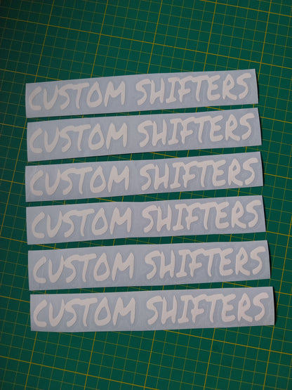 Custom Shifters Decal