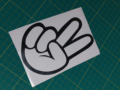 Peace Hand Decal