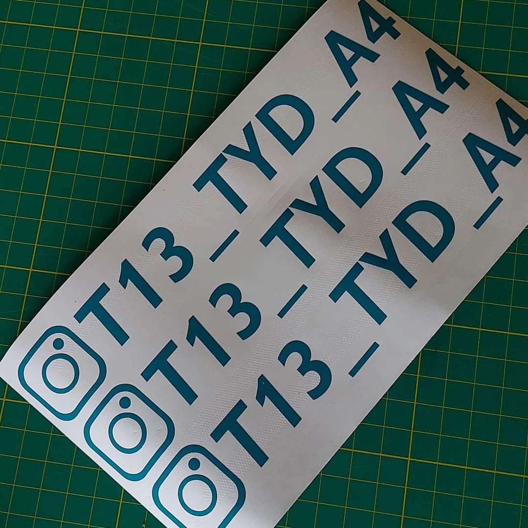 10x Instagram Tag Decal Design 1