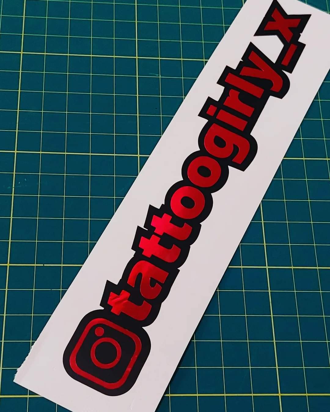 10x Instagram Tag Decal Design 1