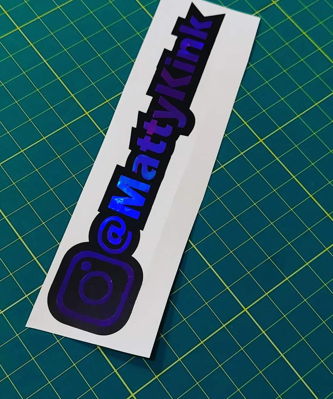 10x Instagram Tag Decal Design 1