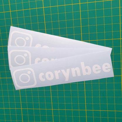 10x Instagram Tag Decal Design 1