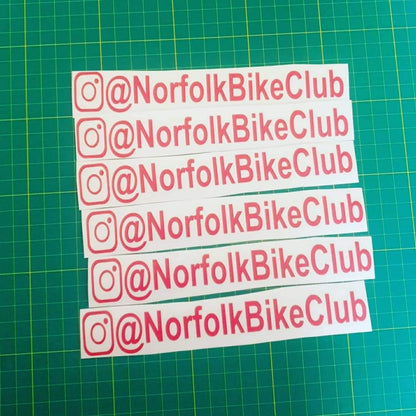 10x Instagram Tag Decal Design 1