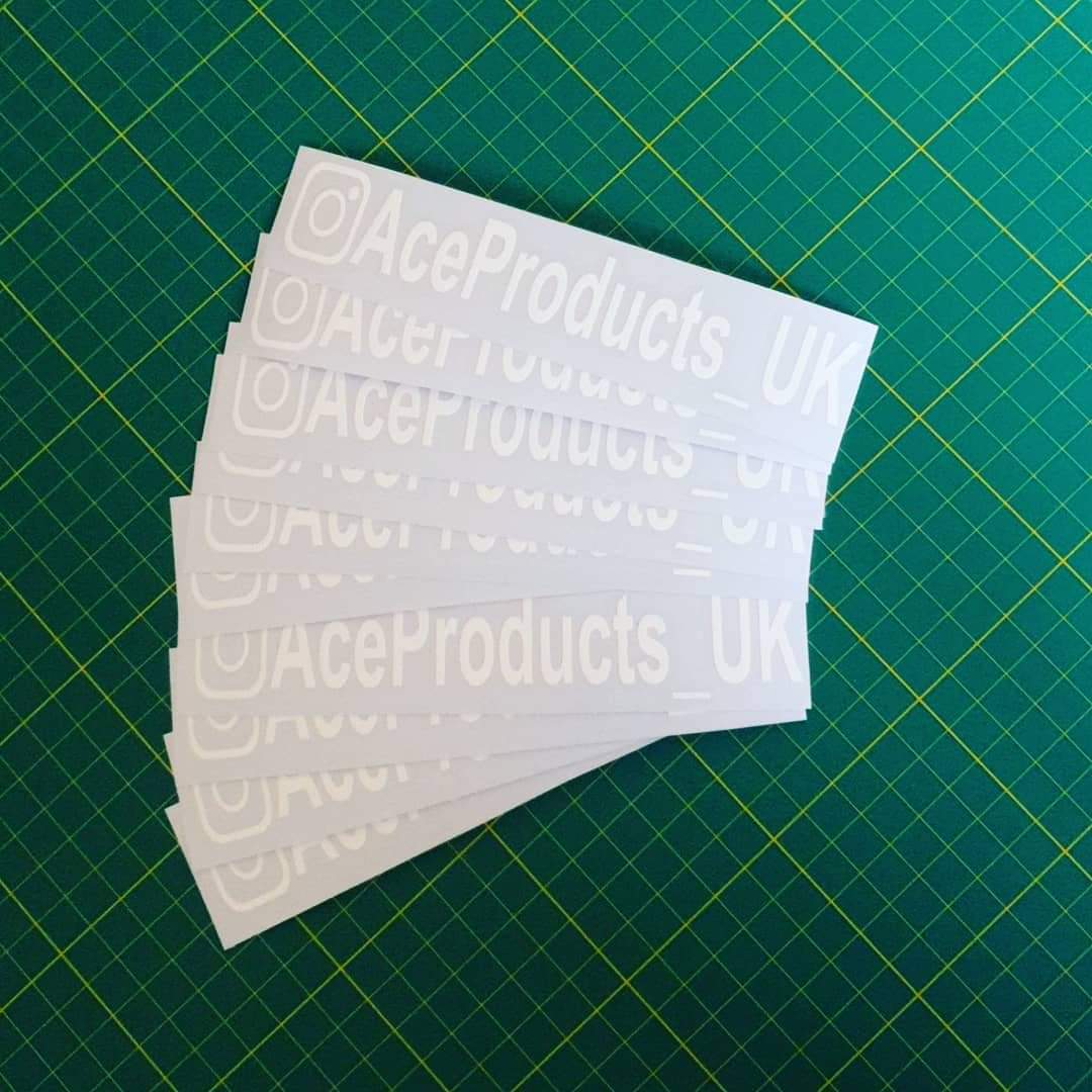 10x Instagram Tag Decal Design 1