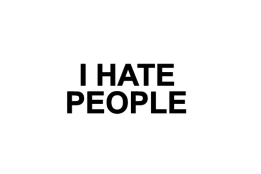 I HATE PEOPLE Decal