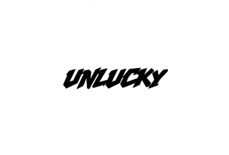 UNLUCKY Decal