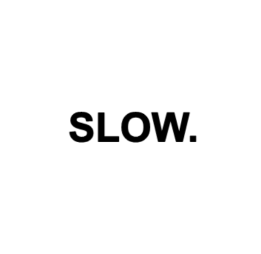 SLOW. Decal