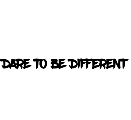 Dare To Be Different Decal