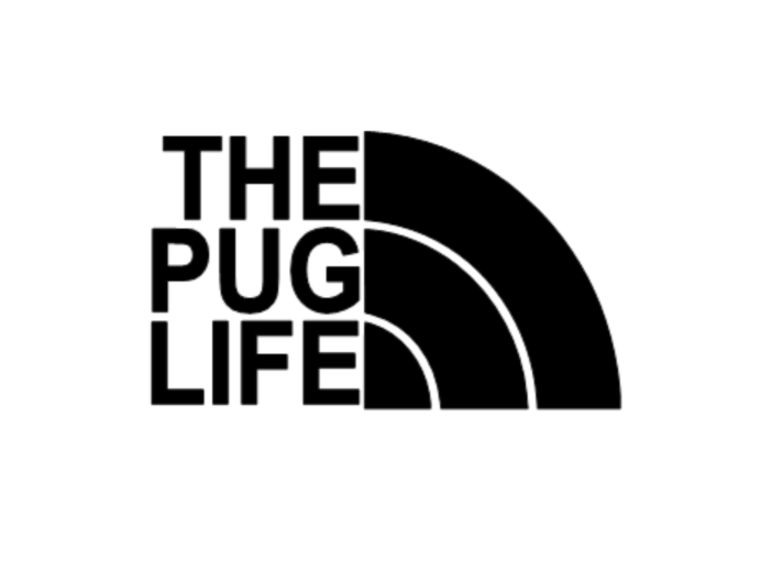 The Pug Life Decal