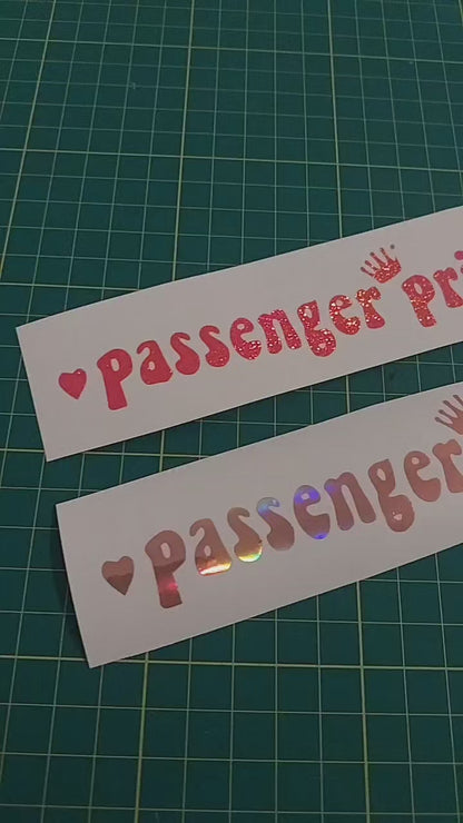 Passenger Princess Decal