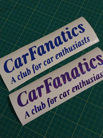 Car Fanatics Decal