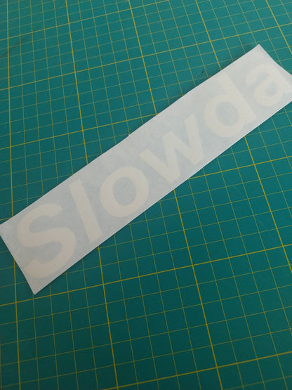 Slowda Decal